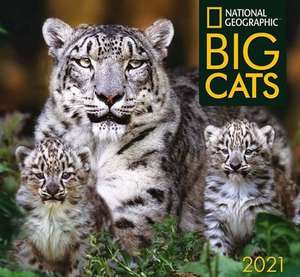 Cal 2021- National Geographic Big Cats Wall de National Geographic