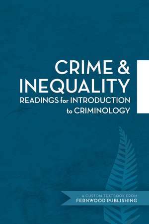 Crime &amp; Inequality de Walid Chahal