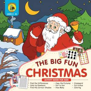 The Big Fun Christmas Activity Book for Kids Ages 4-8 de Talking Turtle Books