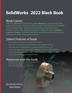 SolidWorks 2022 Black Book de Gaurav Verma