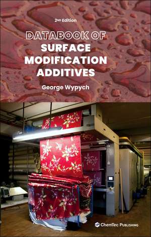 Databook of Surface Modification Additives de George Wypych