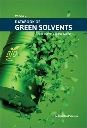 Databook of Green Solvents de George Wypych