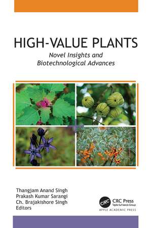 High-Value Plants: Novel Insights and Biotechnological Advances de Thangjam Anand Singh