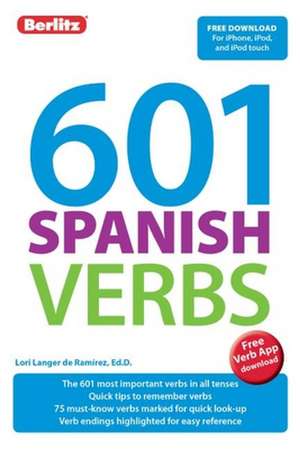 Berlitz Language: 601 Spanish Verbs