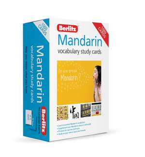 Berlitz Vocabulary Study Cards Mandarin (Language Flash Cards) de Berlitz