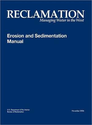 Erosion and Sedimentation Manual de Bureau of Reclamation