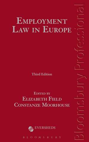 Employment Law in Europe de Elizabeth Field