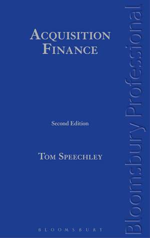 Acquisition Finance de Tom Speechley