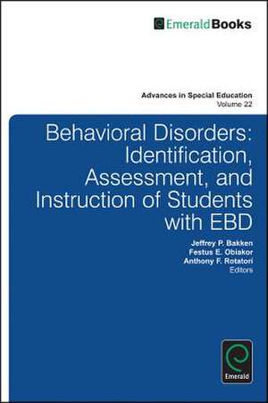Behavioral Disorders de Jeffrey P. Bakken
