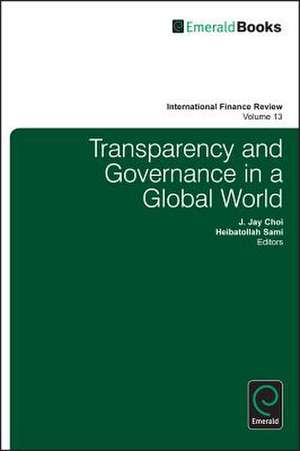 Transparency in Information and Governance de J. Jay Choi