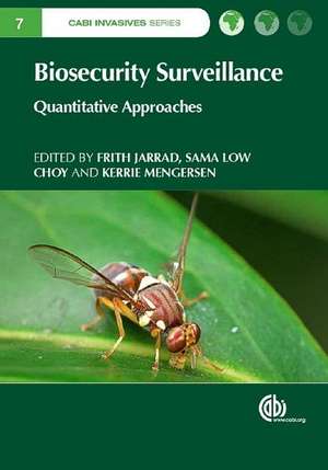 Biosecurity Surveillance – Quantitative Approaches de Frith Jarrad