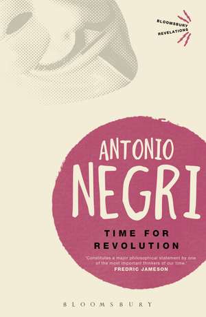 Time for Revolution de Antonio Negri