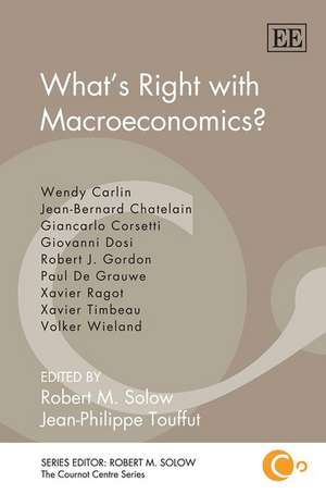 What′s Right with Macroeconomics? de Robert M. Solow