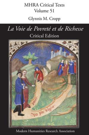 'La Voie de Povreté et de Richesse' de Glynnis M Cropp