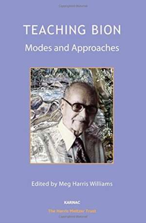 Teaching Bion: Models and Approaches de Meg Harris Williams