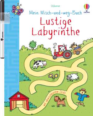 Mein Wisch- und Weg- Buch: Lustige Labyrinthe de JESSICA GREENWELL