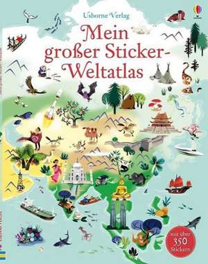 Mein großer Sticker-Weltatlas de Sam Lake