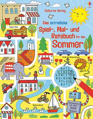 Das extradicke Spiel-, Mal- und Ratebuch für den Sommer de Lucy Bowman