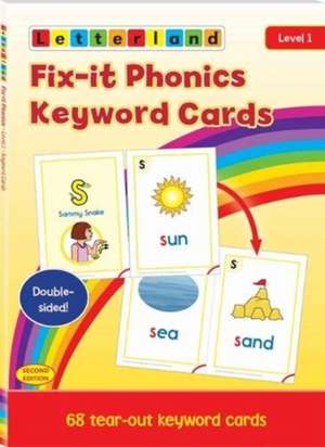 Holt, L: Fix-it Phonics - Level 1 - Keyword Cards (2nd Editi de Lisa Holt