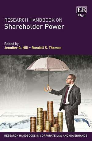 Research Handbook on Shareholder Power de Jennifer G. Hill