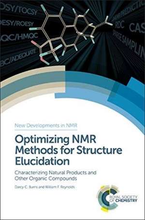 Optimizing NMR Methods for Structure Elucidation de Darcy C (University of TorontoCanada) Burns