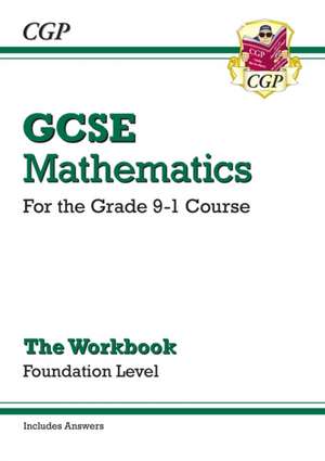 GCSE Maths Workbook: Foundation (includes answers): for the 2025 and 2026 exams de Cgp Books