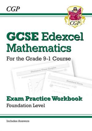 GCSE Maths Edexcel Exam Practice Workbook: Foundation - includes Video Solutions and Answers: for the 2025 and 2026 exams de Cgp Books