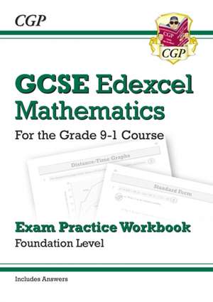 GCSE Maths Edexcel Exam Practice Workbook: Foundation - includes Video Solutions and Answers de Cgp Books