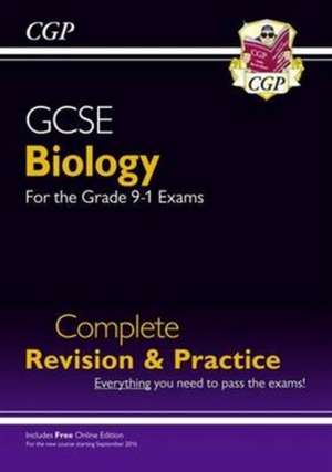 GCSE Biology Complete Revision & Practice includes Online Ed, Videos & Quizzes de Cgp Books