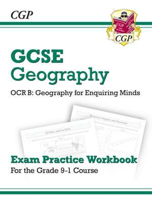 GCSE Geography OCR B Exam Practice Workbook (answers sold separately) de CGP Books