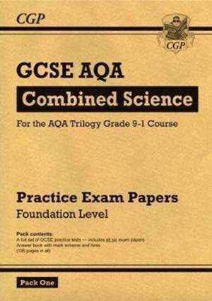 GCSE Combined Science AQA Practice Papers: Foundation Pack 1 de Cgp Books