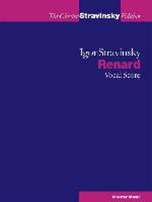 Igor Stravinsky - Renard (Vocal Score)