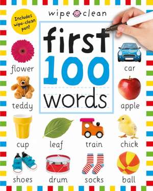 Wipe Clean First 100 Words de Roger Priddy