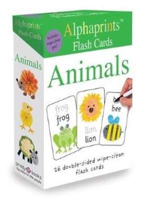 Alphaprints Flash Cards Animals de Roger Priddy