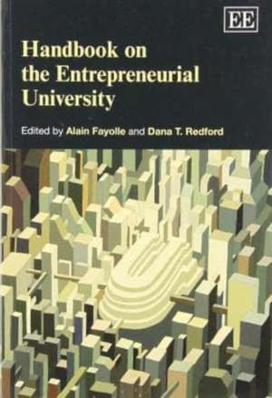 Handbook on the Entrepreneurial University de Alain Fayolle