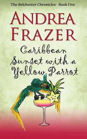 Caribbean Sunset with a Yellow Parrot de Andrea Frazer