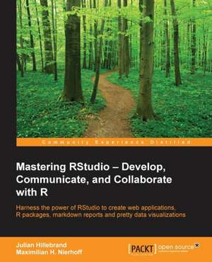 Mastering Rstudio: Develop, Communicate, and Collaborate with R de Julian Hillebrand