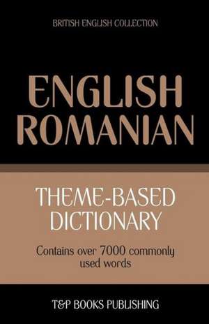 Theme-Based Dictionary British English-Romanian - 7000 Words: Geospatial Analysis with Python de Andrey Taranov