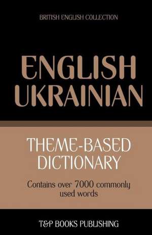 Theme-Based Dictionary British English-Ukrainian - 7000 Words: Geospatial Analysis with Python de Andrey Taranov