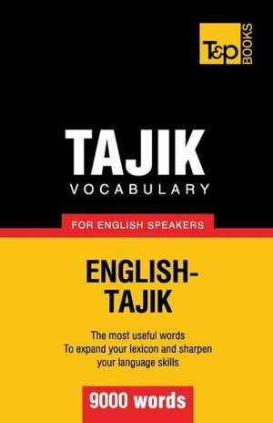 Tajik Vocabulary for English Speakers - 9000 Words: Geospatial Analysis with Python de Andrey Taranov