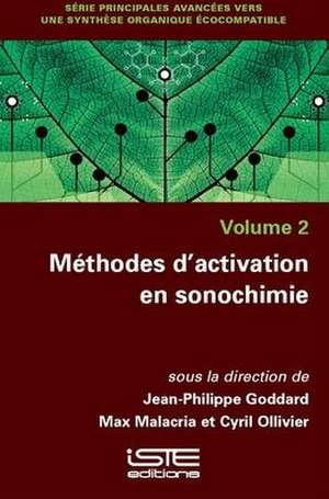 METHODES D'ACTIVATION EN SONOCHIMIE