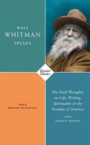 WALT WHITMAN SPEAKS de Walt Whitman