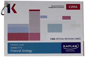 F3 FINANCIAL STRATEGY - REVISION CARDS de KAPLAN PUBLISHING