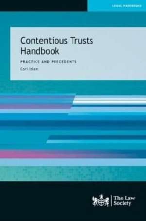 Contentious Trusts Handbook de Carl Islam