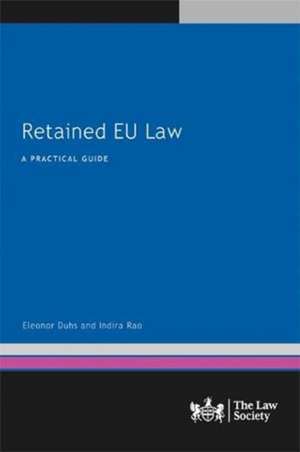 Retained EU Law de Eleonor Duhs