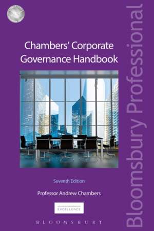 Chambers' Corporate Governance Handbook de Porfessor Andrew D Chambers