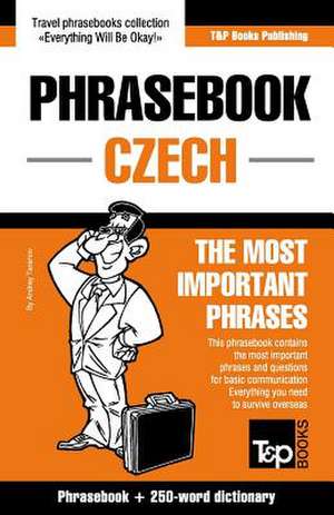 English-Czech Phrasebook and 250-Word Mini Dictionary de Andrey Taranov