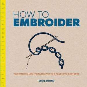 How to Embroider de S Johns