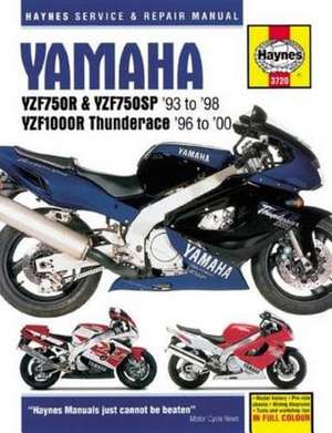 Yamaha YZF750R & YZF1000R Thunderace (93 – 00) Haynes Repair Manual de Haynes