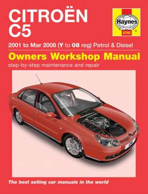 Citroen C5 Petrol & Diesel (01 – Mar 08) Haynes Repair Manual de Haynes